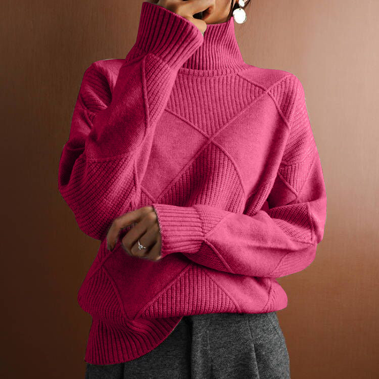 Camille | Pull en Maille à Manches Longues pour un Automne-Hiver Élégant et Confortable Rousane