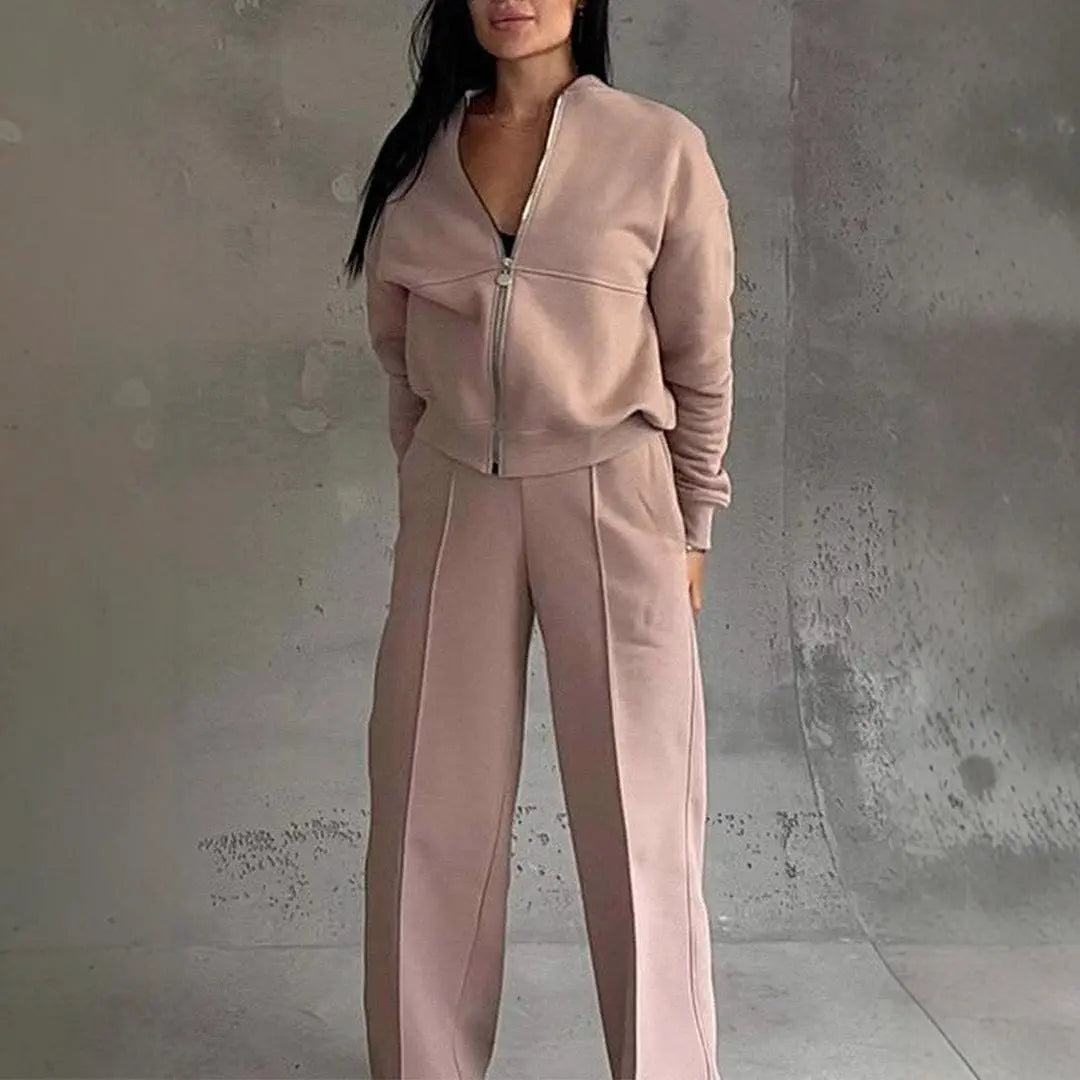 Léna | Ensemble Chic Minimaliste pour Allier Élégance et Polyvalence Rousane