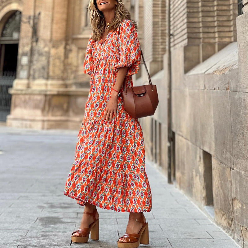 Robe élégante avec coupe fluide et confortable.