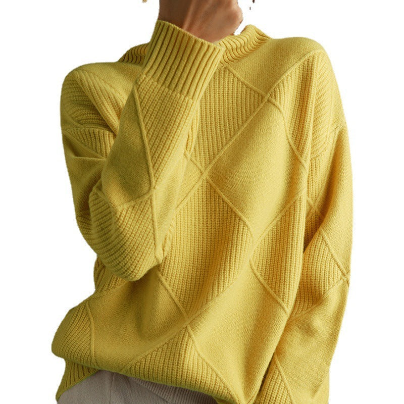 Camille | Pull en Maille à Manches Longues pour un Automne-Hiver Élégant et Confortable Rousane
