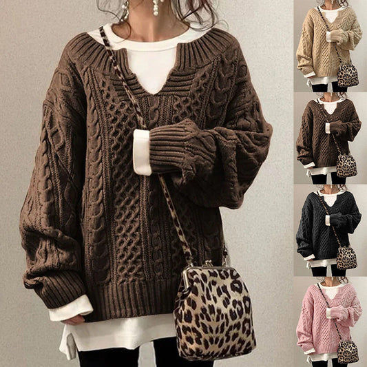 Linette | Pull en Maille Élégant et Décontracté Rousane