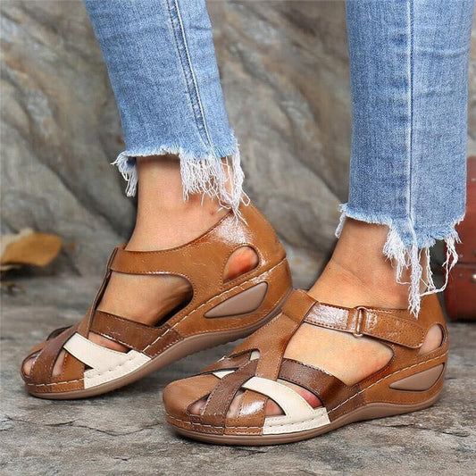 Nahara™ | Sandales femme à plateforme ajourée pour un été confortable et stylé