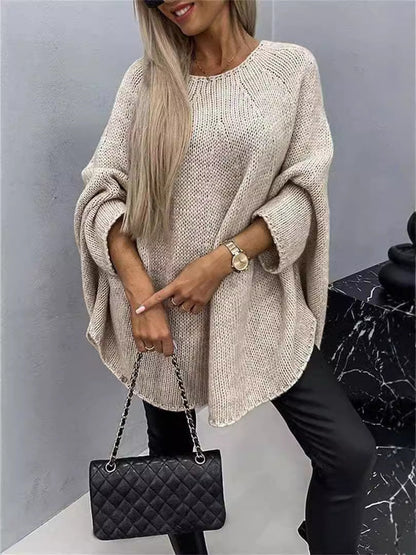 Mathilde | Pull Oversize en Maille pour un Hiver Chic et Élégance Décontractée Rousane