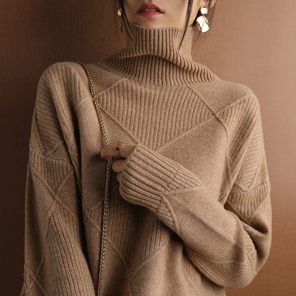 Camille | Pull en Maille à Manches Longues pour un Automne-Hiver Élégant et Confortable Rousane