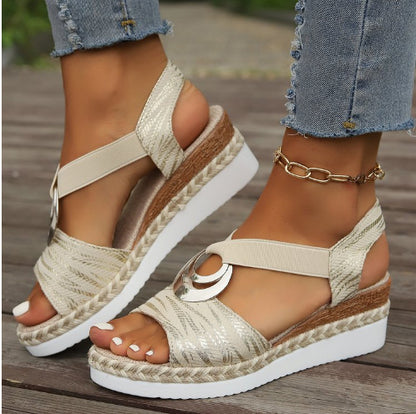 Ease™ | Sandales orthopédiques femme à maintien souple et design chic