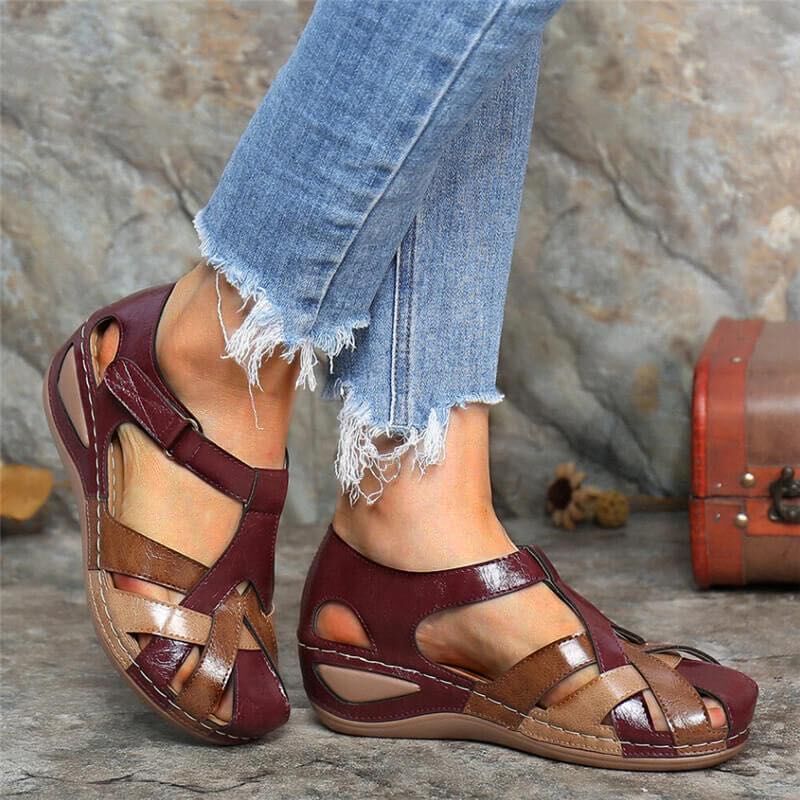 Nahara™ | Sandales femme à plateforme ajourée pour un été confortable et stylé
