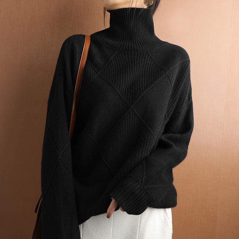 Camille | Pull en Maille à Manches Longues pour un Automne-Hiver Élégant et Confortable Rousane