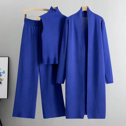 Amélie | Ensemble Tricot Femme 3 Pièces Élégance et Confort Rousane