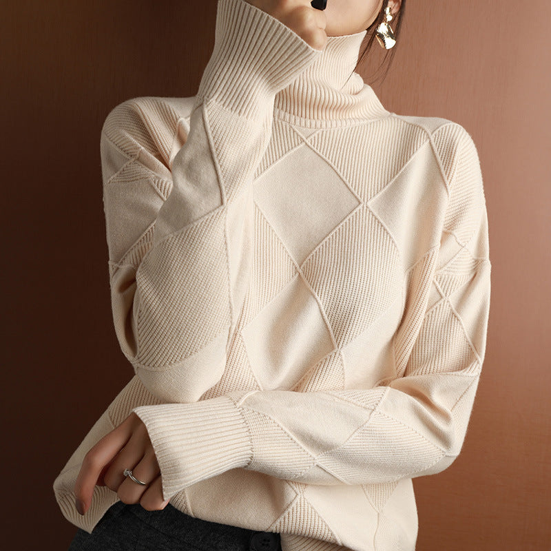 Camille | Pull en Maille à Manches Longues pour un Automne-Hiver Élégant et Confortable Rousane