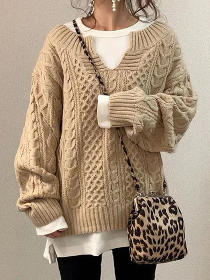 Linette | Pull en Maille Élégant et Décontracté Rousane