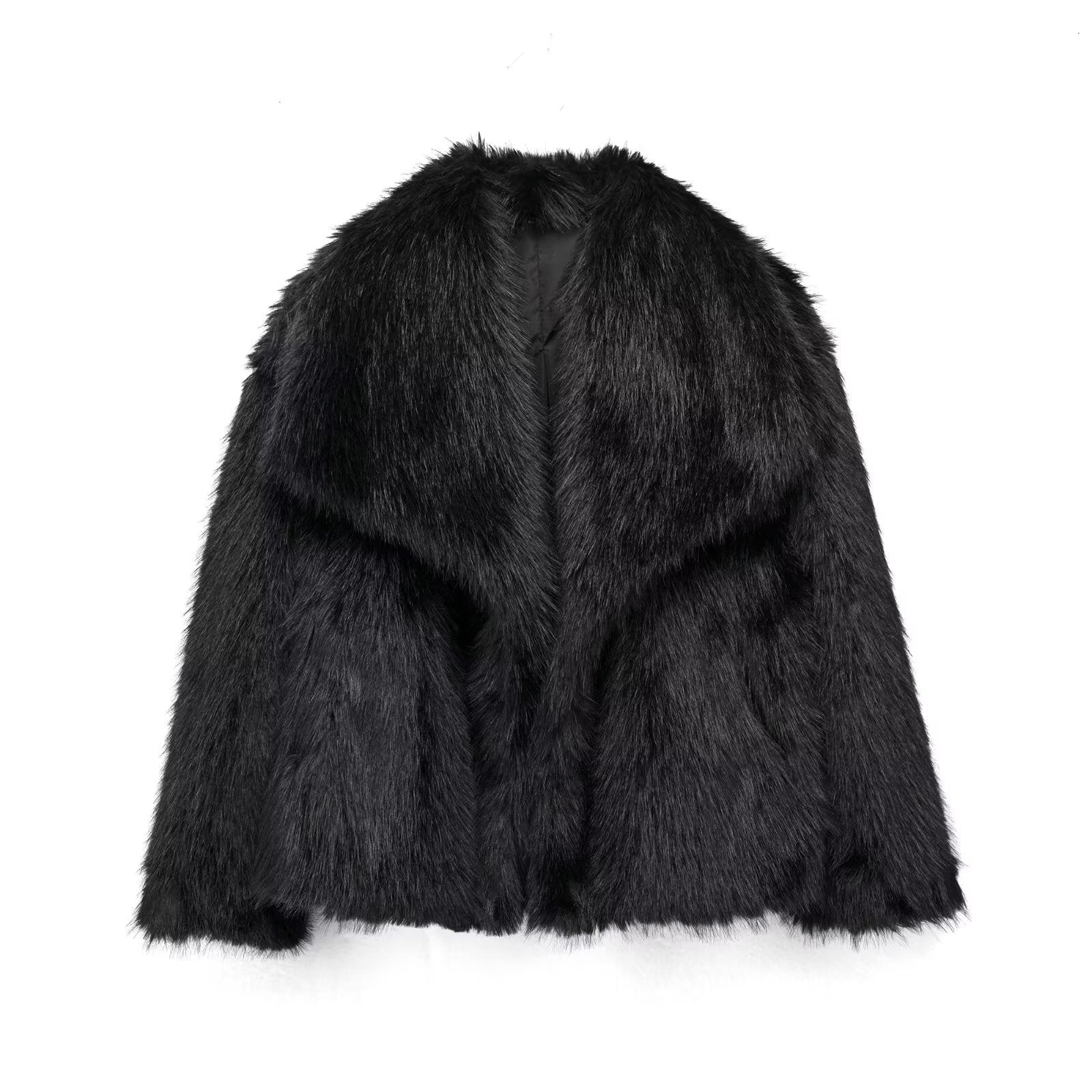 Clara | Cardigan Court en Fausse Fourrure pour un Street Style Élégant et Confortable Rousane