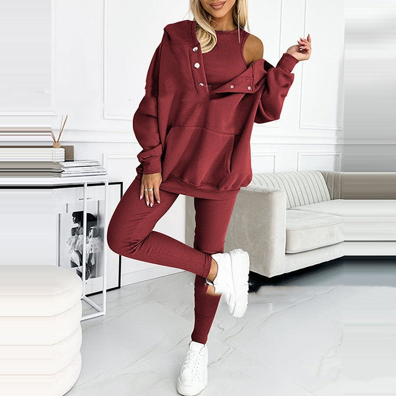 Rousane™ | Ensemble 3 Pièces Confort et Style Polyvalent Rousane