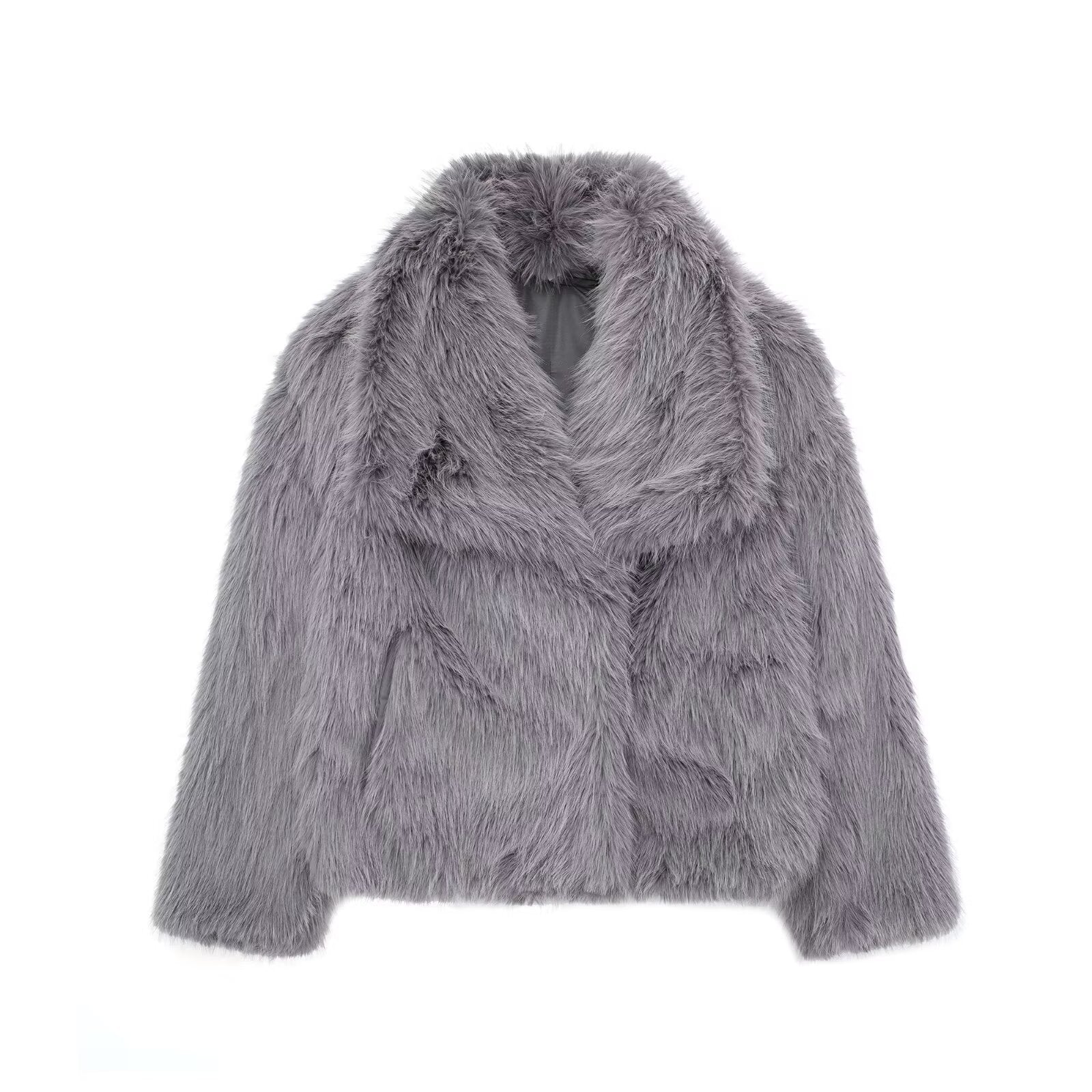 Clara | Cardigan Court en Fausse Fourrure pour un Street Style Élégant et Confortable Rousane