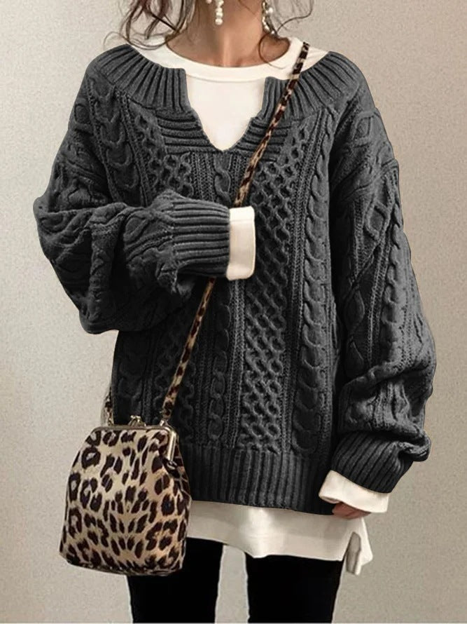 Linette | Pull en Maille Élégant et Décontracté Rousane