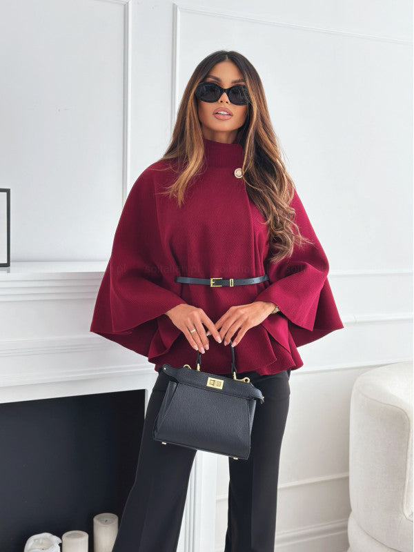 Élise Poncho – Élégance et Confort Intemporel Rousane