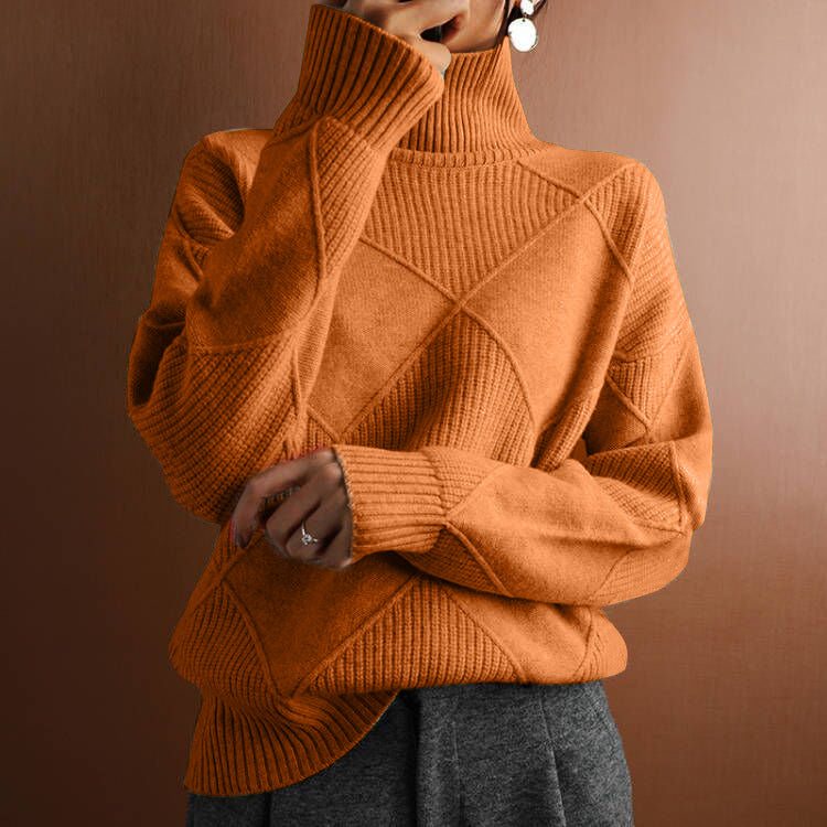Camille | Pull en Maille à Manches Longues pour un Automne-Hiver Élégant et Confortable Rousane