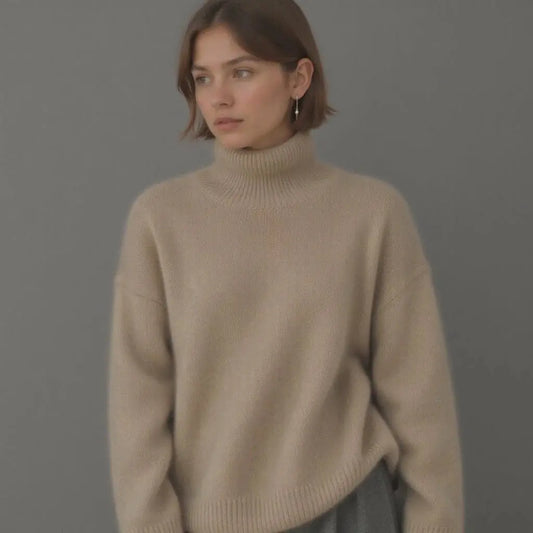Éloïse | Pull Oversize en Cachemire pour un Luxe Décontracté Rousane