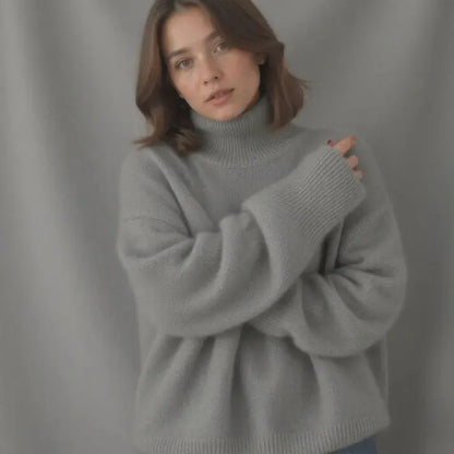 Éloïse | Pull Oversize en Cachemire pour un Luxe Décontracté Rousane