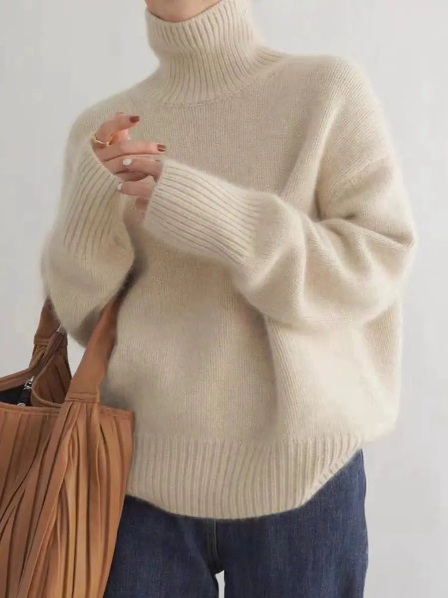 Éloïse | Pull Oversize en Cachemire pour un Luxe Décontracté Rousane