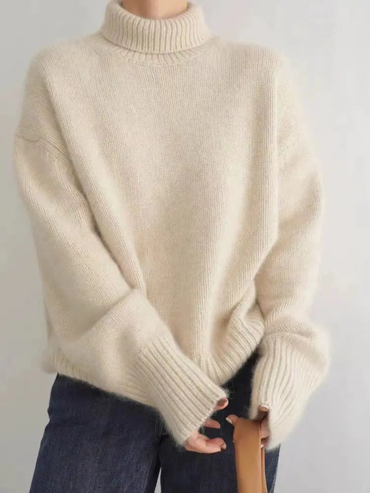 Éloïse | Pull Oversize en Cachemire pour un Luxe Décontracté Rousane