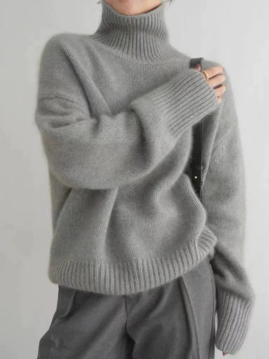 Éloïse | Pull Oversize en Cachemire pour un Luxe Décontracté Rousane