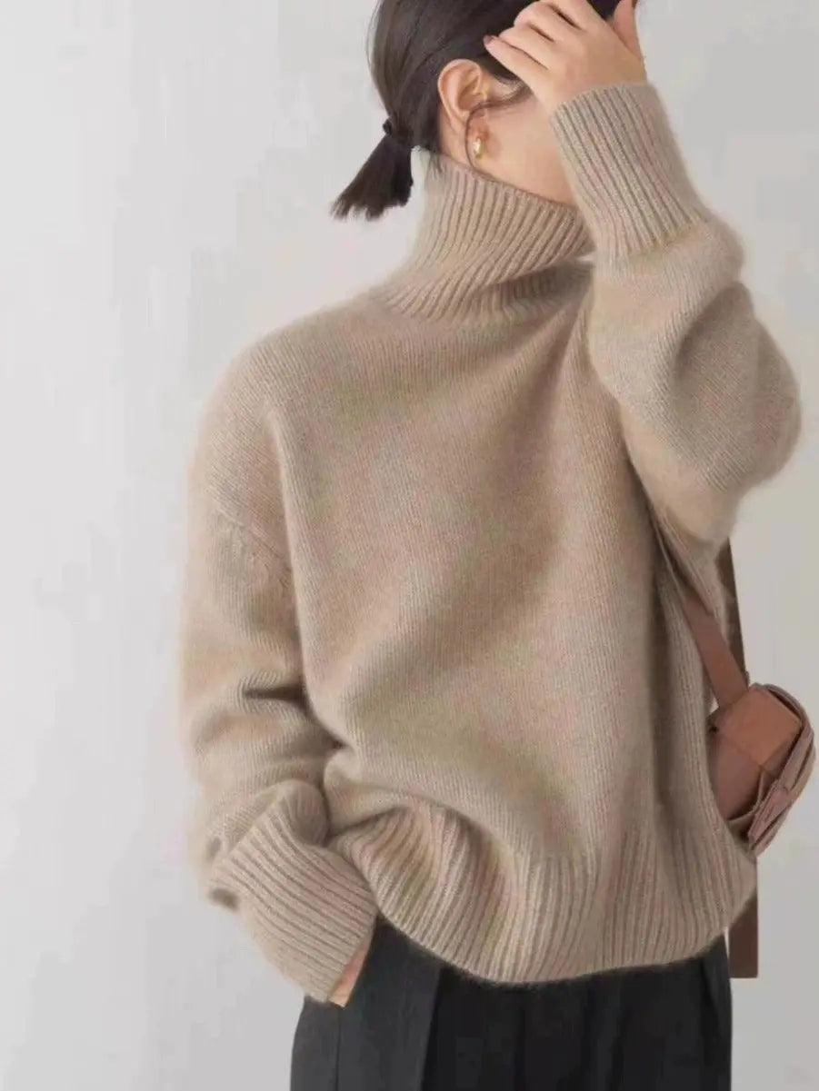 Éloïse | Pull Oversize en Cachemire pour un Luxe Décontracté Rousane