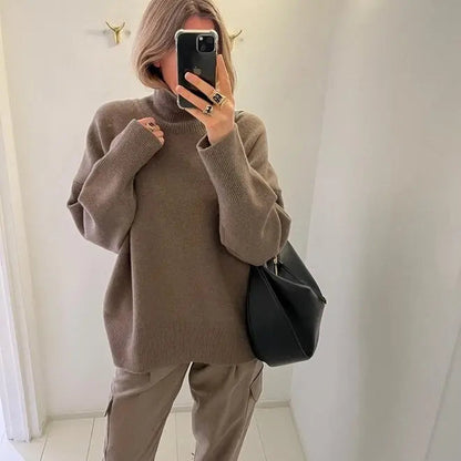 Éloïse | Pull Oversize en Cachemire pour un Luxe Décontracté Rousane